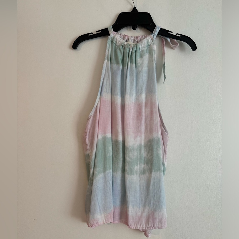 Cloth & Stone Pastel Tie Dye Top